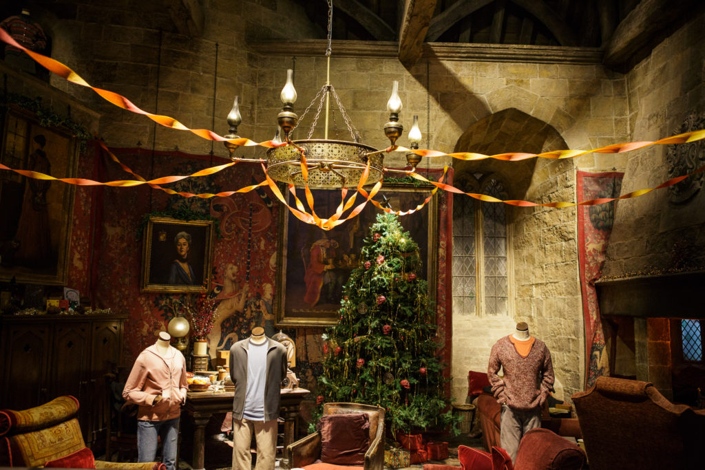 Décoration de Noël au "Making of Harry Potter"