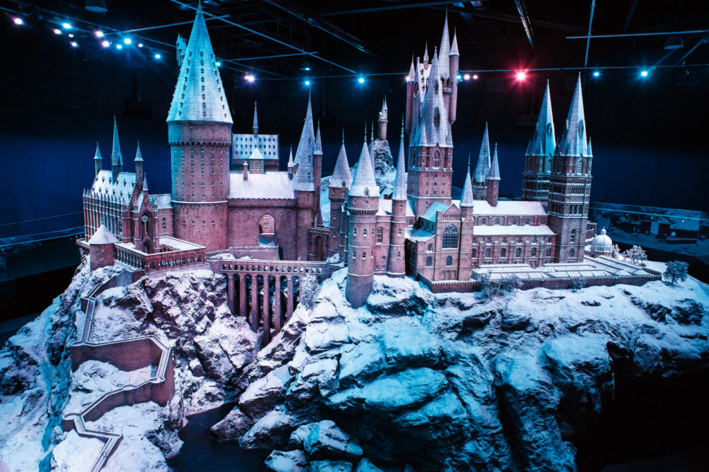Décoration de Noël au "Making of Harry Potter" 