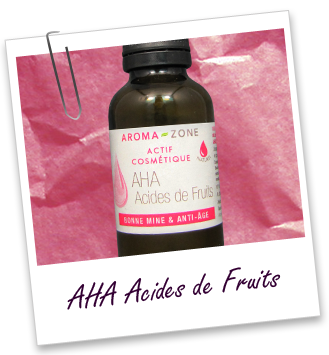 Actif cosmétique AHA - Acides de fruits © Aromazone