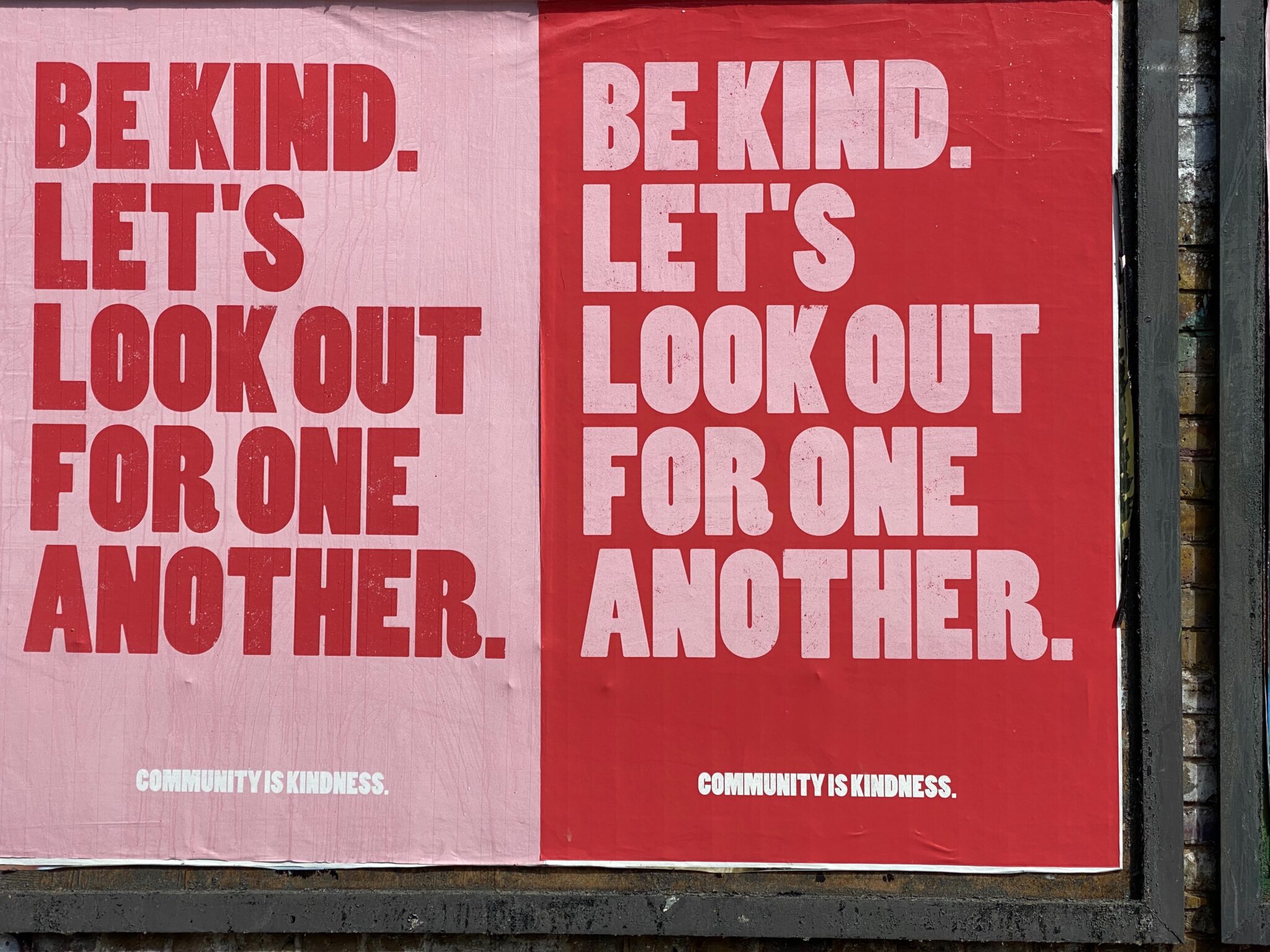 Affiches "Be Kind"