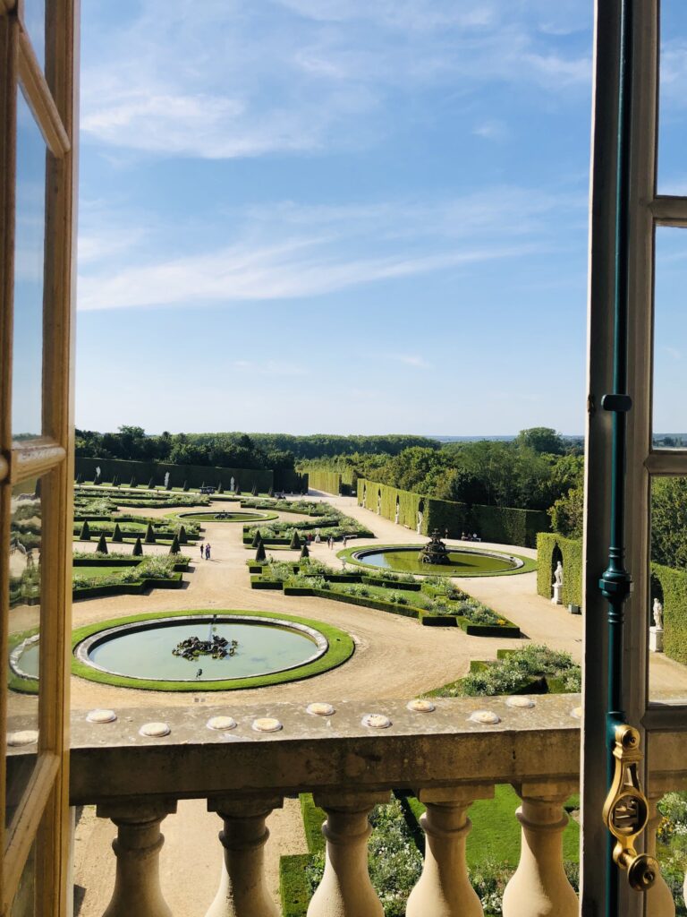 Image d'illustration, Versailles vu sur jardins, photo prise du château de Versailles
