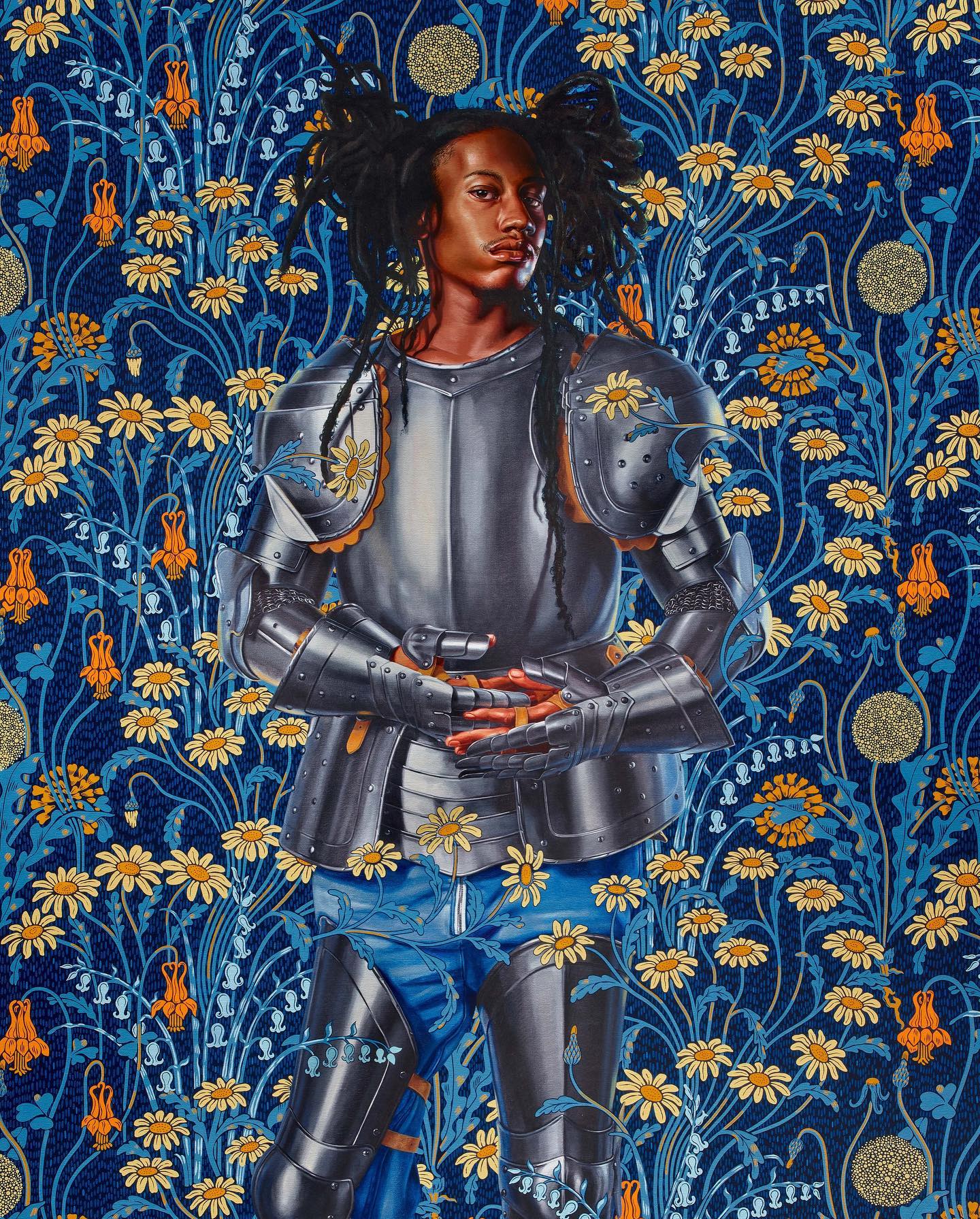 Oeuvre très colorées de l'artiste Kehinde Wiley